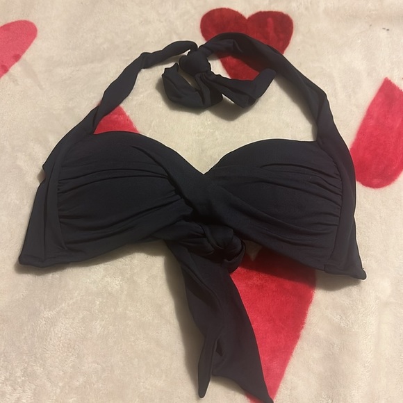 Seafolly Collective Twist Soft Cup Halter Indigo  NWOT - Picture 7 of 15